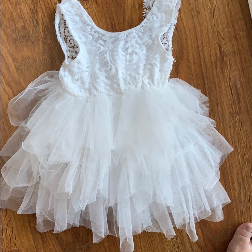 White lace dress 12-18 months